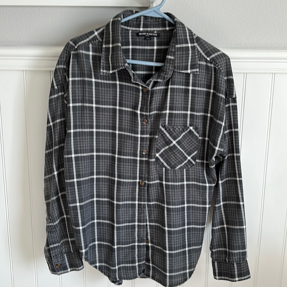 Brandy Melville button up shirt OS